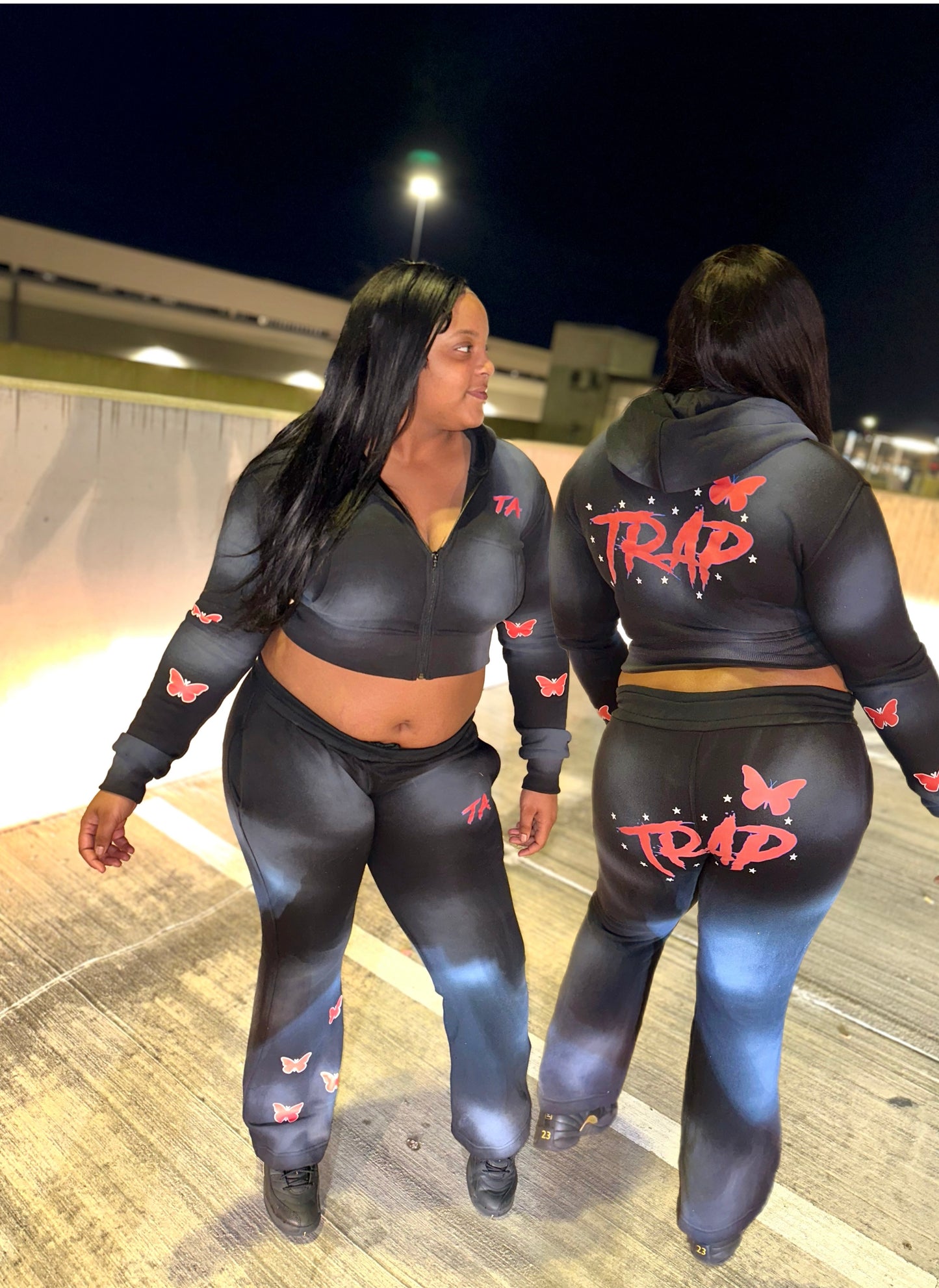 Women crop sweatsuits