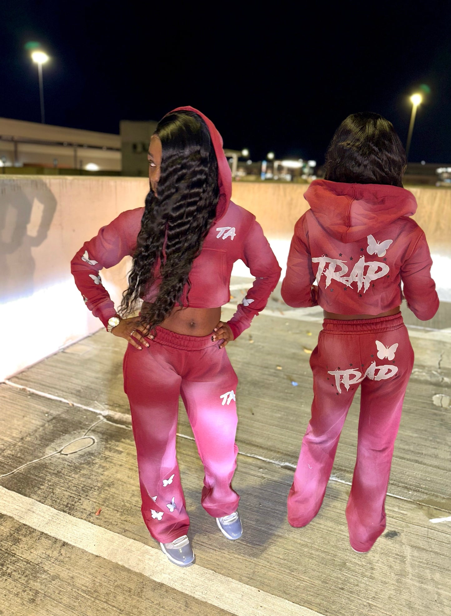 Women crop sweatsuits