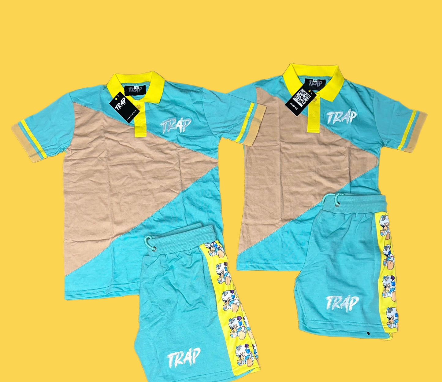 Collared T-shirt Sets